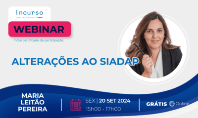 Webinar SIADAP 3ª Edição 20 de setembro 2024